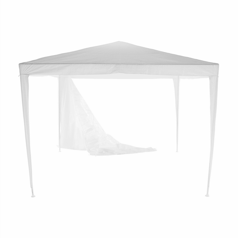 Kerti partisátor, fehér, 3x3 m, TEKNO TYP 1