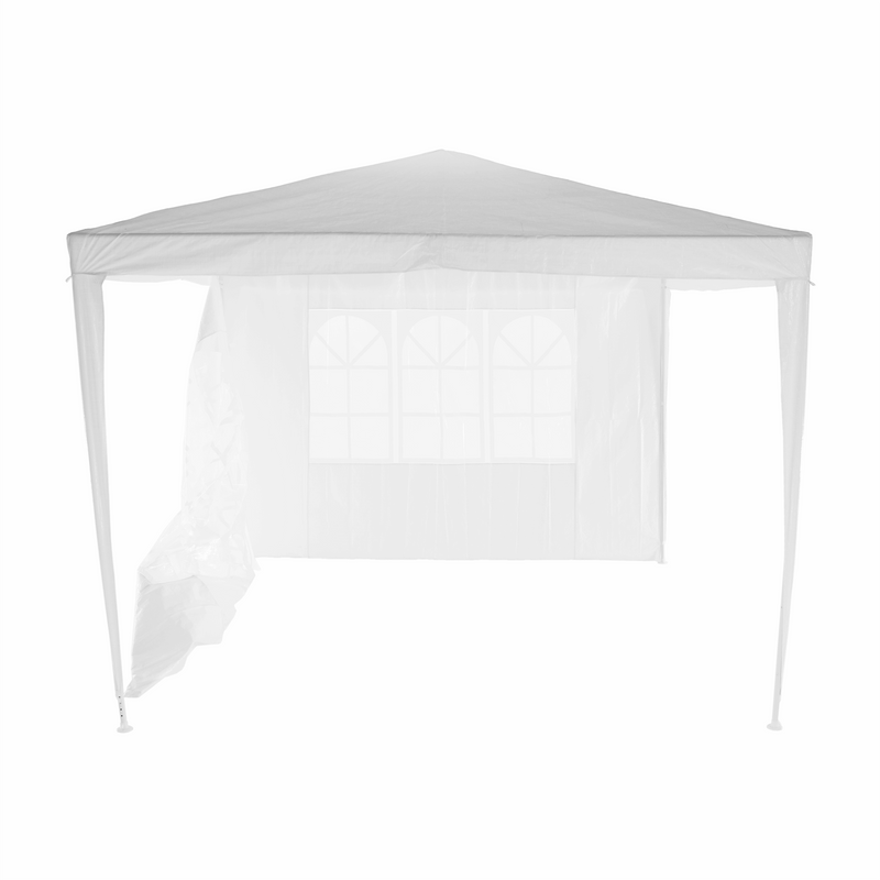 Kerti partisátor, fehér, 3x3 m, TEKNO TYP 1