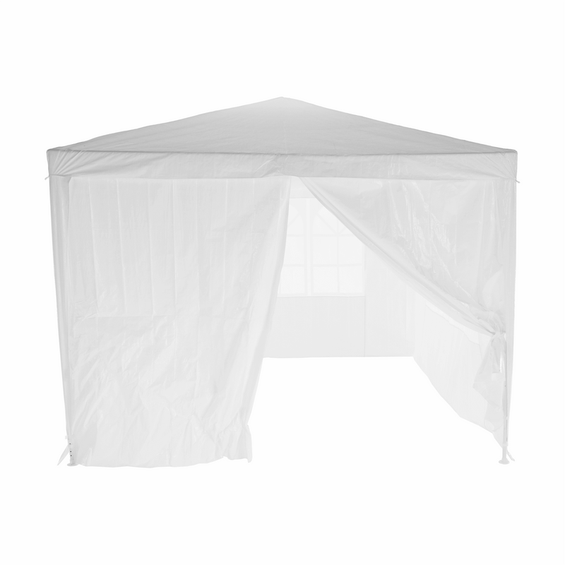 Kerti partisátor, fehér, 3x3 m, TEKNO TYP 1