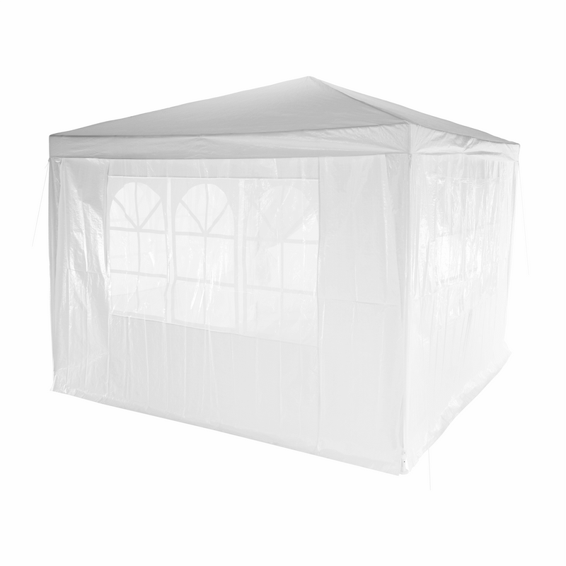 Kerti partisátor, fehér, 3x3 m, TEKNO TYP 1