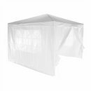 Kerti partisátor, fehér, 3x3 m, TEKNO TYP 1