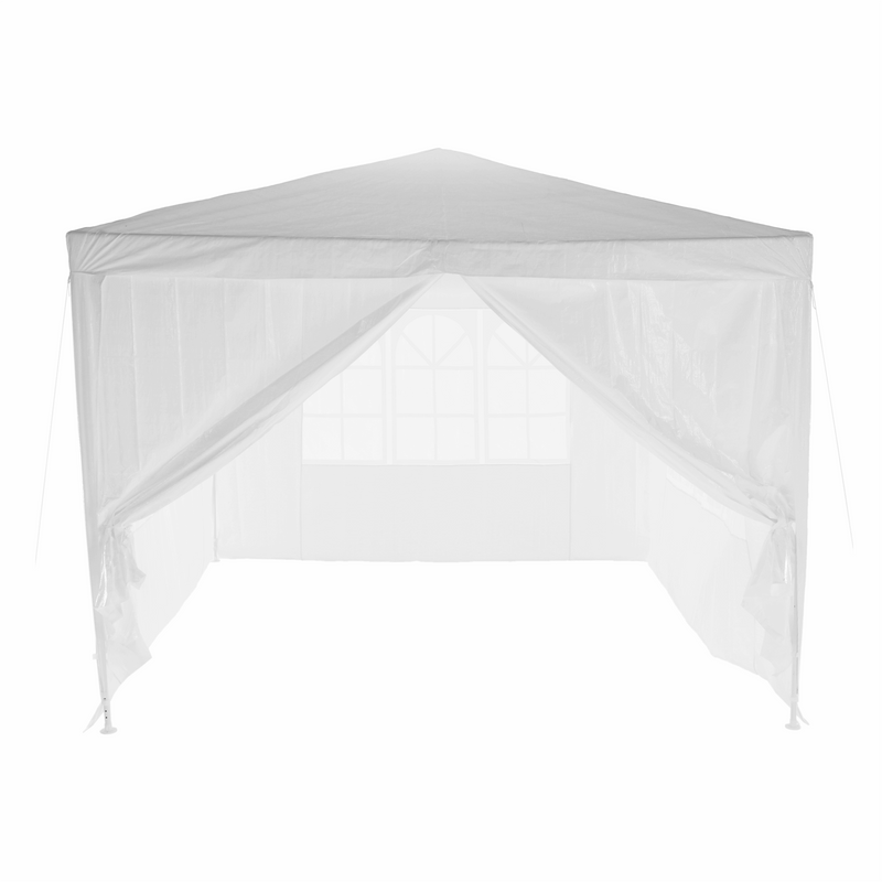 Kerti partisátor, fehér, 3x3 m, TEKNO TYP 1