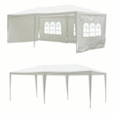 Kerti partisátor, fehér, 3x6 m, TEKNO TYP 2