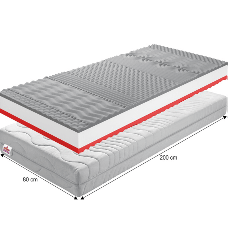 Matrac, habszivacs, 80x200, BE TEMPO 30 NEW