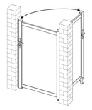 Kapu G21 Marion 100x173 cm BALOS, antracit