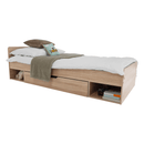 Egyszemélyes ágy 1S/90, sonoma tölgyfa, TEYO