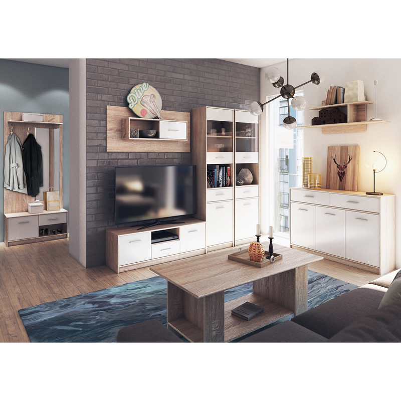 Dohányzóasztal, tölgy sonoma, TEYO