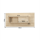 Faliszekrény 1D, tölgy sonoma, TEYO