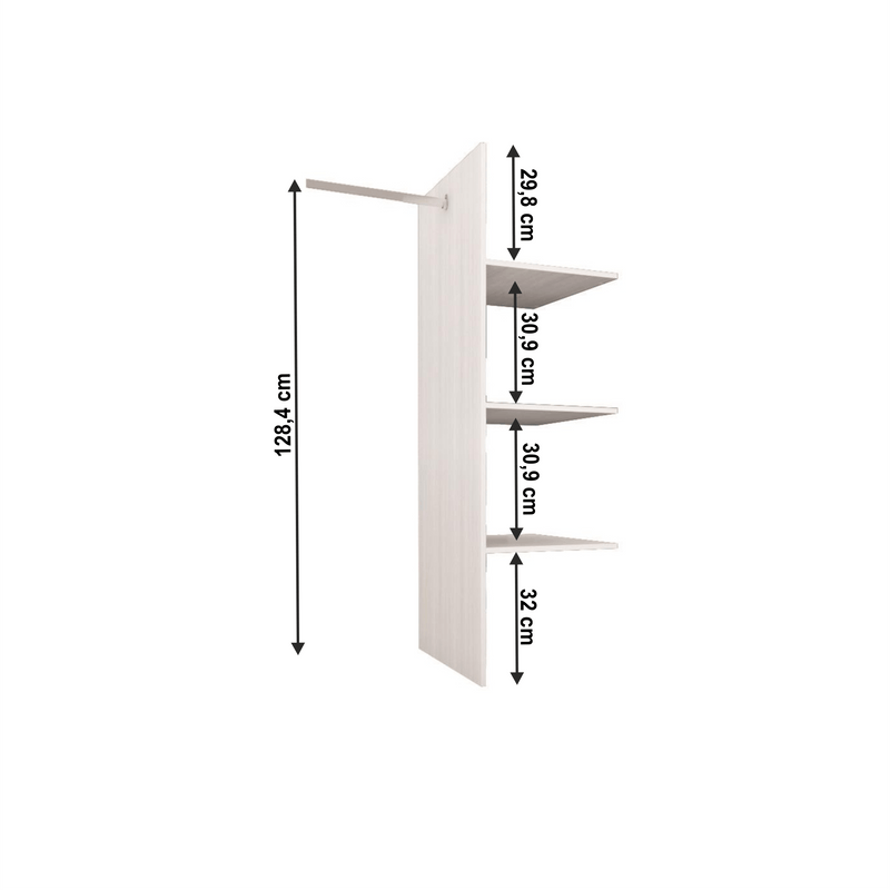 Polcok szekrénybe 2D2S, woodline krém, TIFFY TYP 02