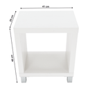 Allvány, fehér, TOFI 1 NEW