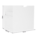 Tároló doboz, fehér, TOFI  NEW