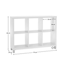 Polcrendszer, fehér, TOFI 4 NEW