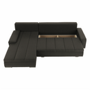 Ülőgarnitura, szövet barna, TONIKS