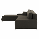 Ülőgarnitura, szövet barna, TONIKS