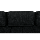 Ülőgarnitúra, fekete/fekete melír, TONIKS