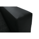 Ülőgarnitúra, fekete/fekete melír, TONIKS