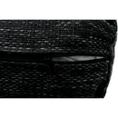 Ülőgarnitúra, fekete/fekete melír, TONIKS