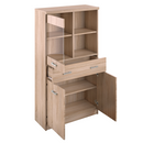 Vitrin 2D1W1S/80, sonoma tölgy, TOPTY TYP 34