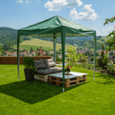 Öszecsukhatós kerti pavilon, zöld, 2x2 m, TREKAN TYP 1