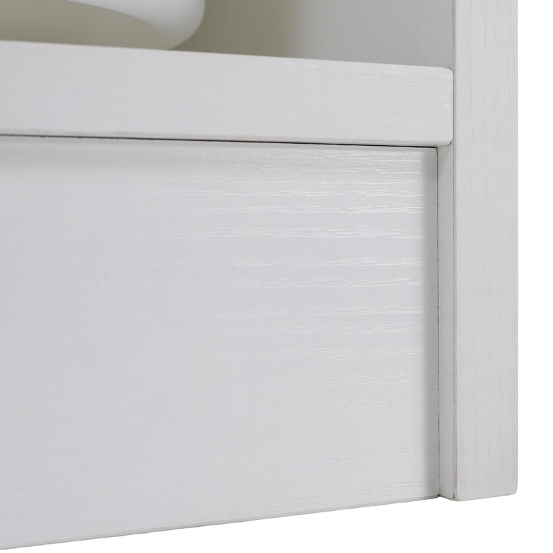 Rendszerező tárolódobozokkal, fehér, TRIMAL