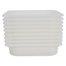 Rendszerező tárolódobozokkal, fehér, TRIMAL