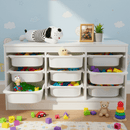 Rendszerező tárolódobozokkal, fehér, TRIMAL