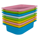 Rendszerező tárolódobozokkal, fehér/színes, TRIMAL