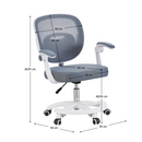 Forgószék, szürke/fehér, TRIXI TYP 2