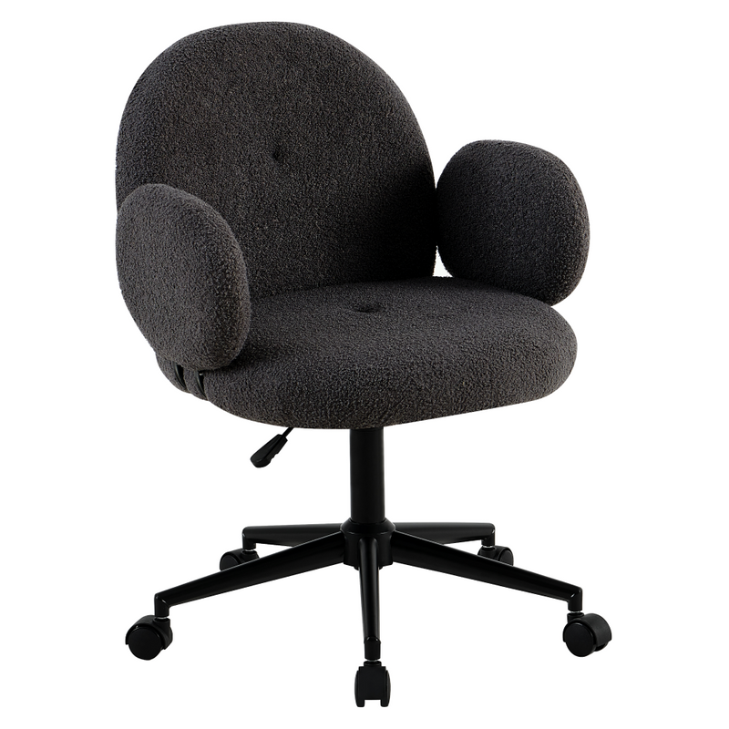 Irodai szék, szürke/fekete, TURIO