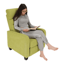 Relaxáló fotel, zöld, TURNER