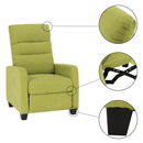 Relaxáló fotel, zöld, TURNER