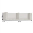 Polc typ 62, fehér craft, ANGEL