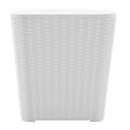 Kerti tároló doboz/kisasztal, fehér, UGUR