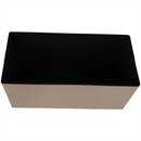 Összehajtható puff, barna textilbőr, IMRA