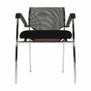 Szék tárgyalóterembe, fekete, UMUT