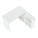 Számítógépasztal, fehér, univerzális, KORNER 2 NEW