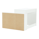 Számítógépasztal, fehér, univerzális, KORNER 2 NEW