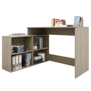 Számítógépasztal, sonoma tölgy, univerzális, KORNER 2 NEW