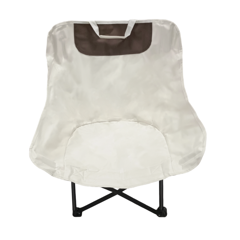 Kempingszék, bézs/fekete, URAO