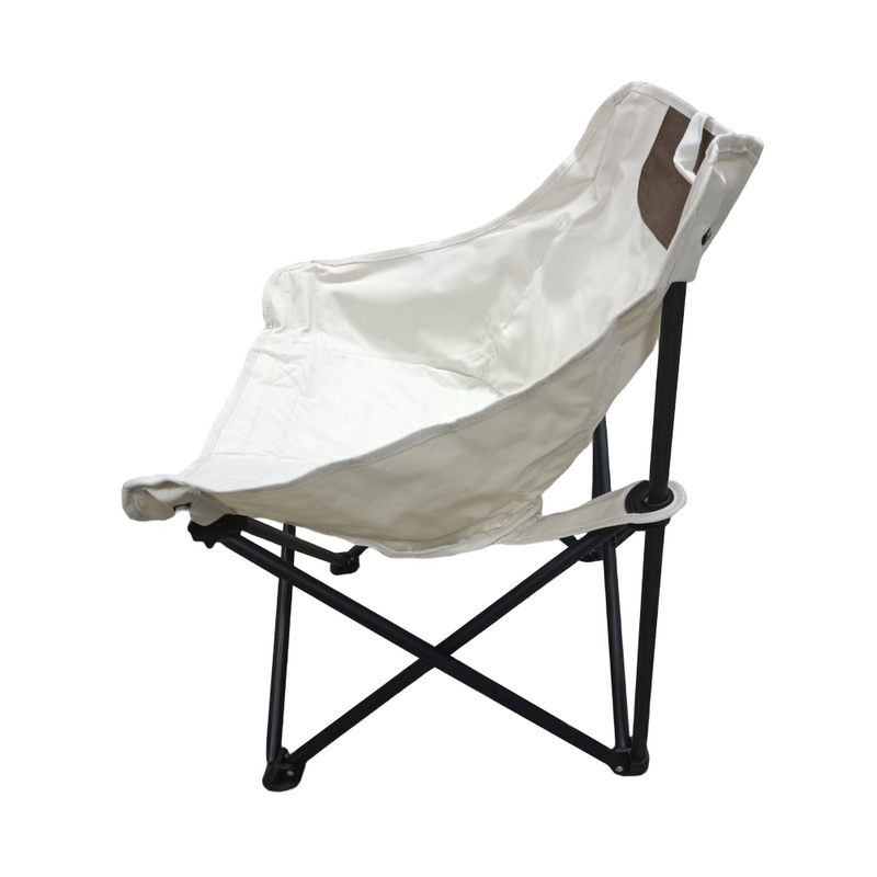 Kempingszék, bézs/fekete, URAO