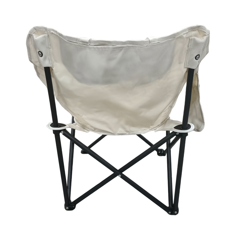 Kempingszék, bézs/fekete, URAO