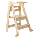 Montessori összecsukható tanulótorony, természetes, URIAN