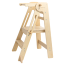 Montessori összecsukható tanulótorony, természetes, URIAN