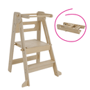 Montessori összecsukható tanulótorony, természetes, URIAN