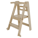 Montessori összecsukható tanulótorony, természetes, URIAN