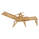 Kerti állítható szék, természetes, bambusz, URSEL