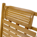 Kerti állítható szék, természetes, bambusz, URSEL