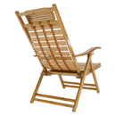 Kerti állítható szék, természetes, bambusz, URSEL
