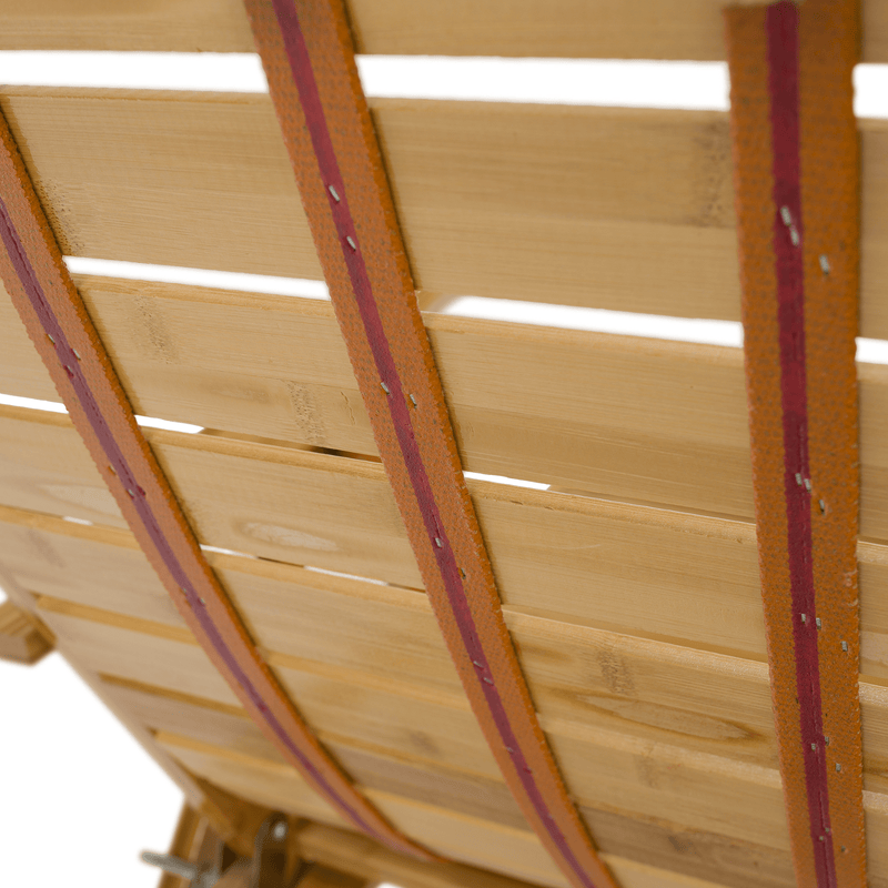 Kerti állítható szék, természetes, bambusz, URSEL