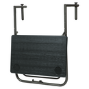 Összecsukható erkély asztal, fekete, UZOR